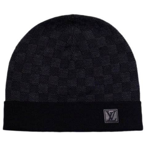 lv beanie black|lv beanie black grey.